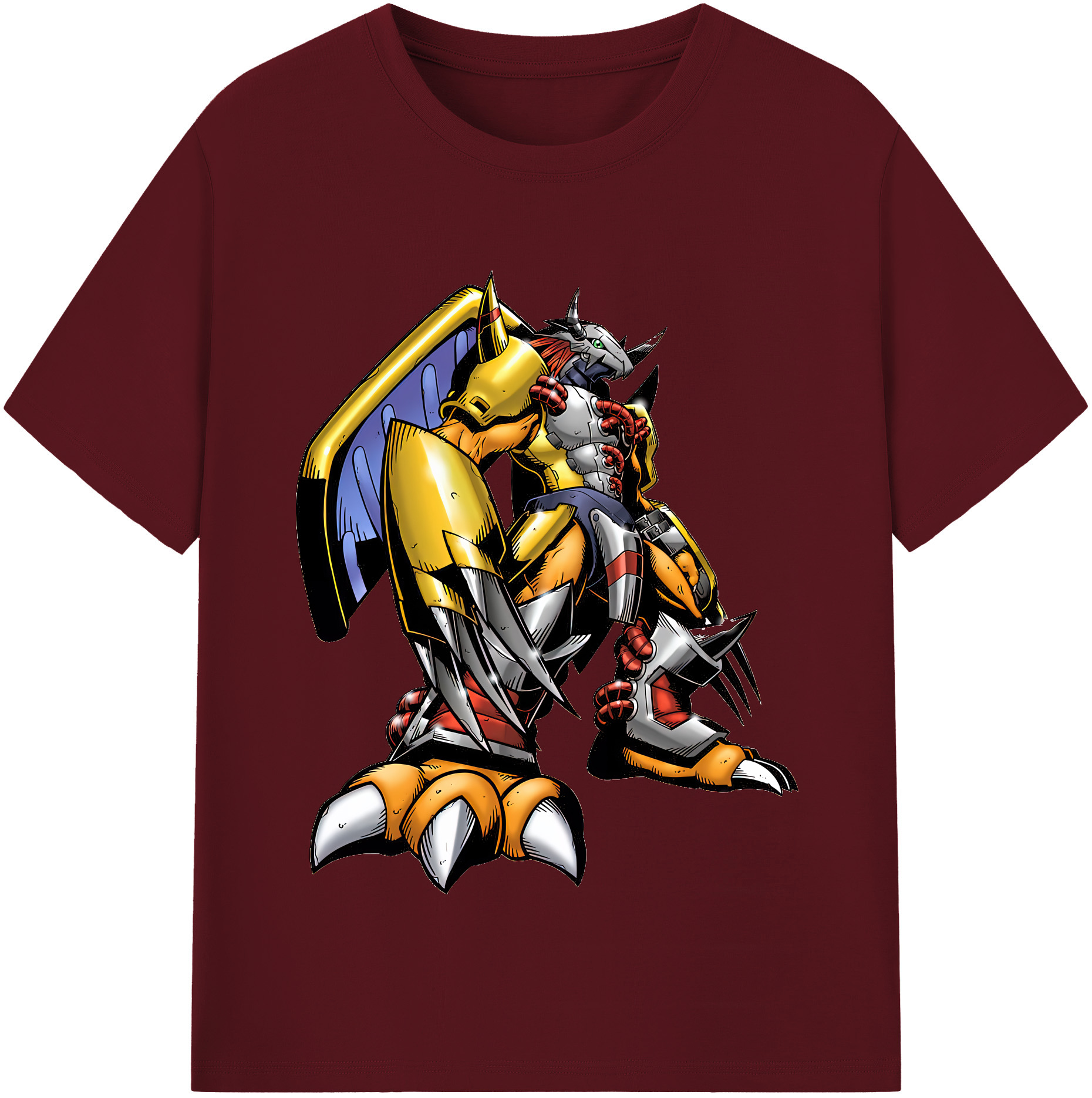 （画像用） Digimon デジタルモンスター/デジモン 綿100％半袖Tシャツ（フロントプリント）